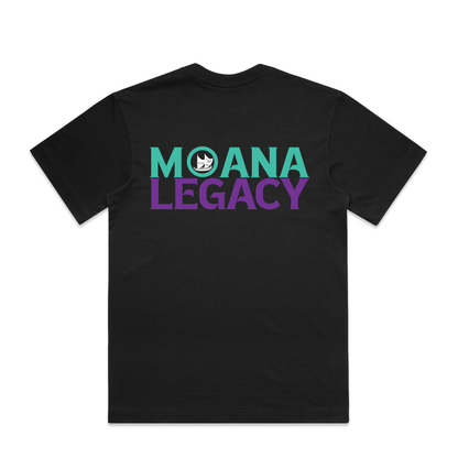 Legacy I: Va'a Tee (Black)